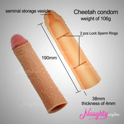 DRAGON CONDOM 7 INCHES FOR SWEET KISS